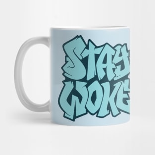 Stay Woke - Blue Mug